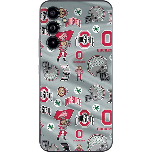 Ohio State University Pattern Galaxy A54 5G Skin
